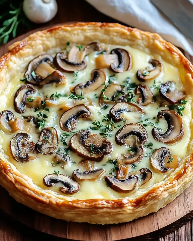 Thin Mushroom Tart