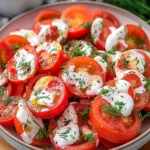 Tomato Garlic Salad
