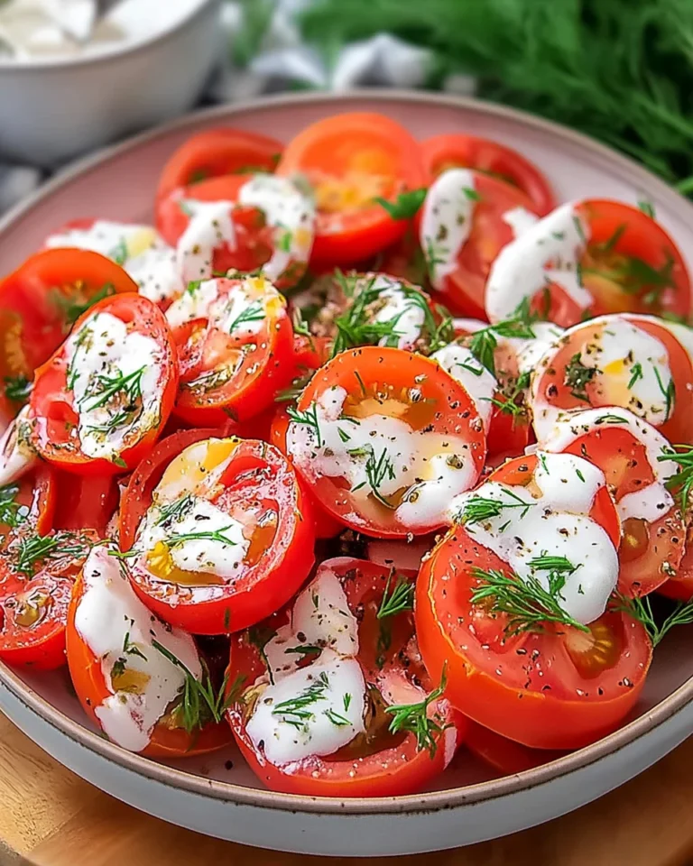 Tomato Garlic Salad
