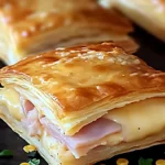 chicken ham Cheese Puff Pastry