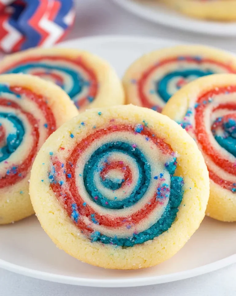 4th of July Spiral Cookies