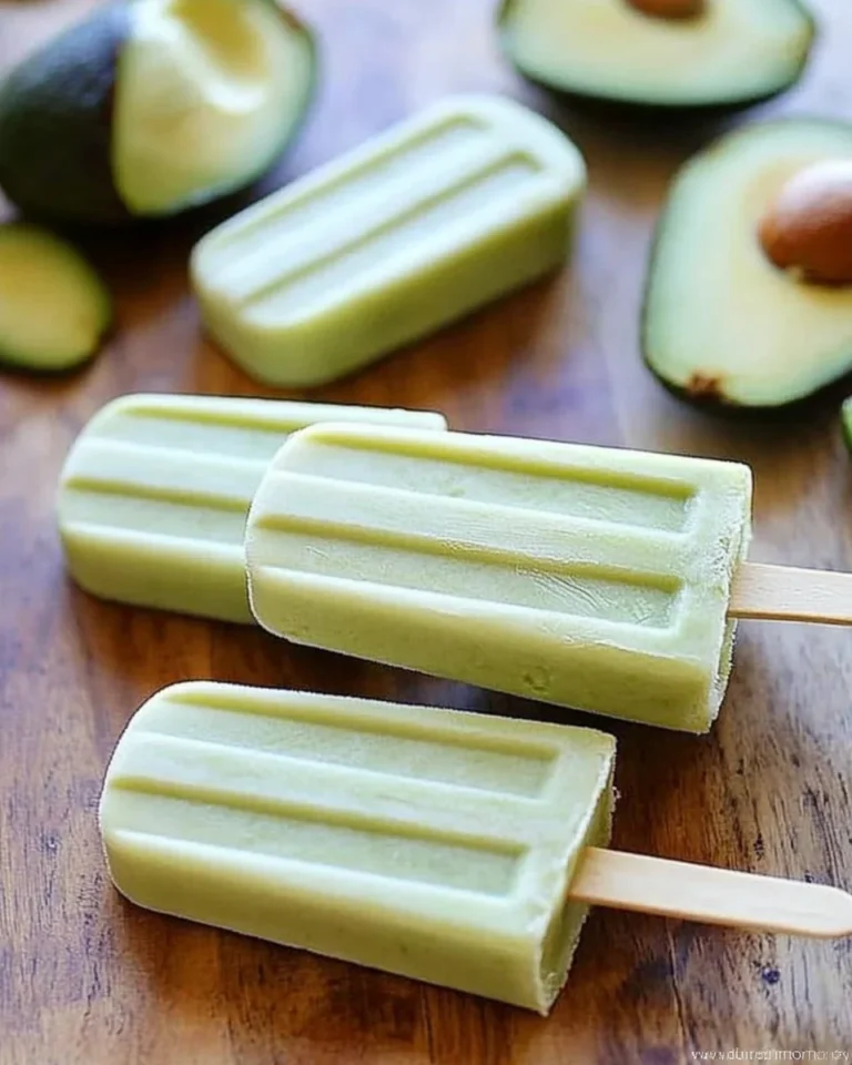 Avocado Coconut Popsicles