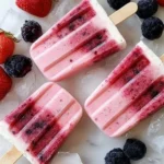 Berry Yogurt Popsicles
