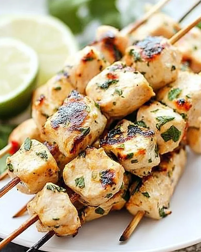 Cilantro Lime Chicken Kebab