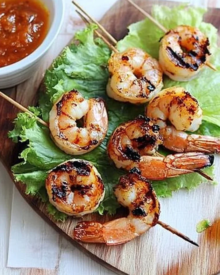 Lemongrass and Sriracha Grilled Shrimp