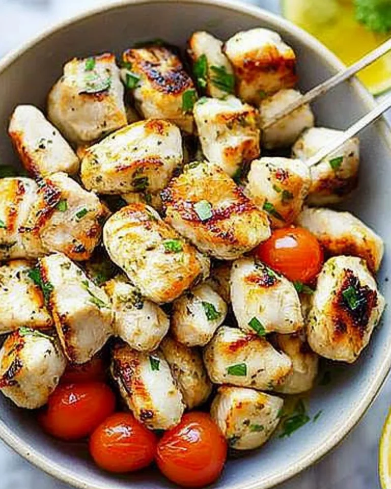 Mediterranean Chicken Bites