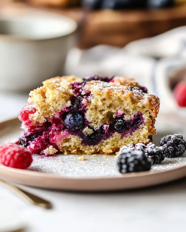 Mixed Berry Buckle Recipe