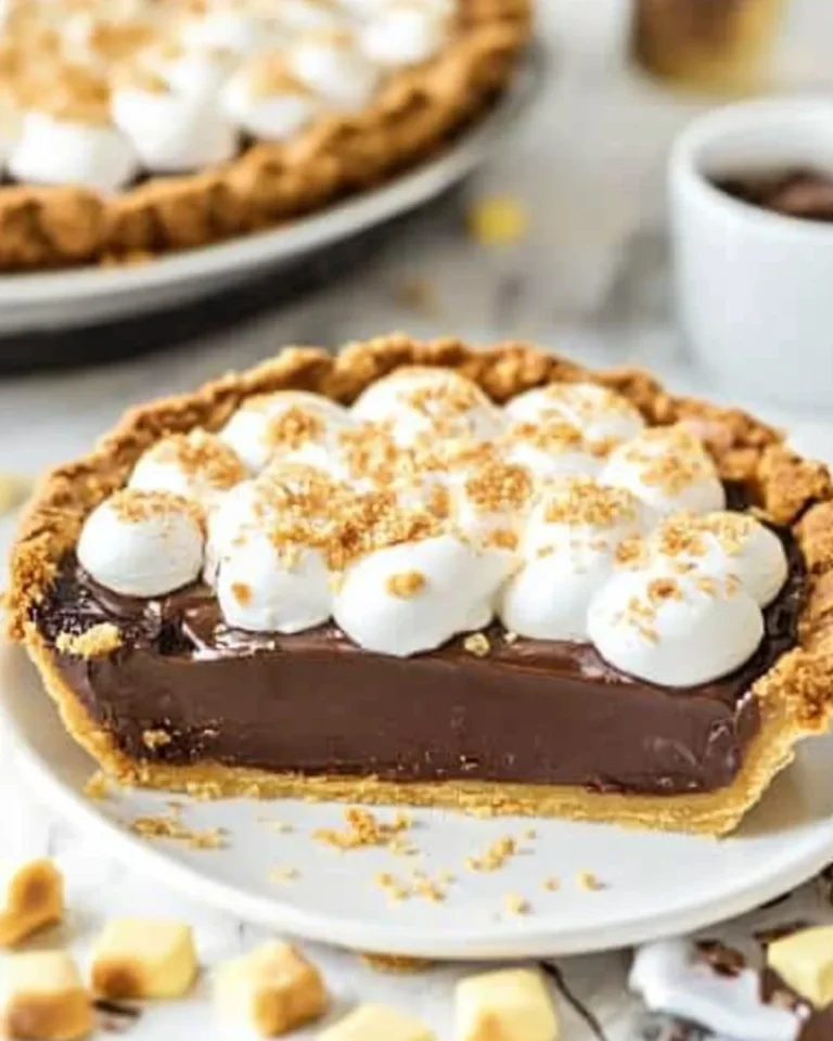 S'Mores Chocolate Pie {or Tart}