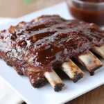 Slow Cooker Baby Back Ribs with Root Beer BBQ Sauce