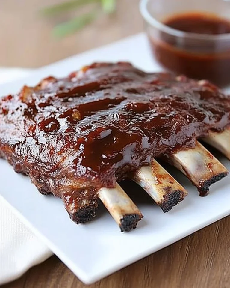 Slow Cooker Baby Back Ribs with Root Beer BBQ Sauce