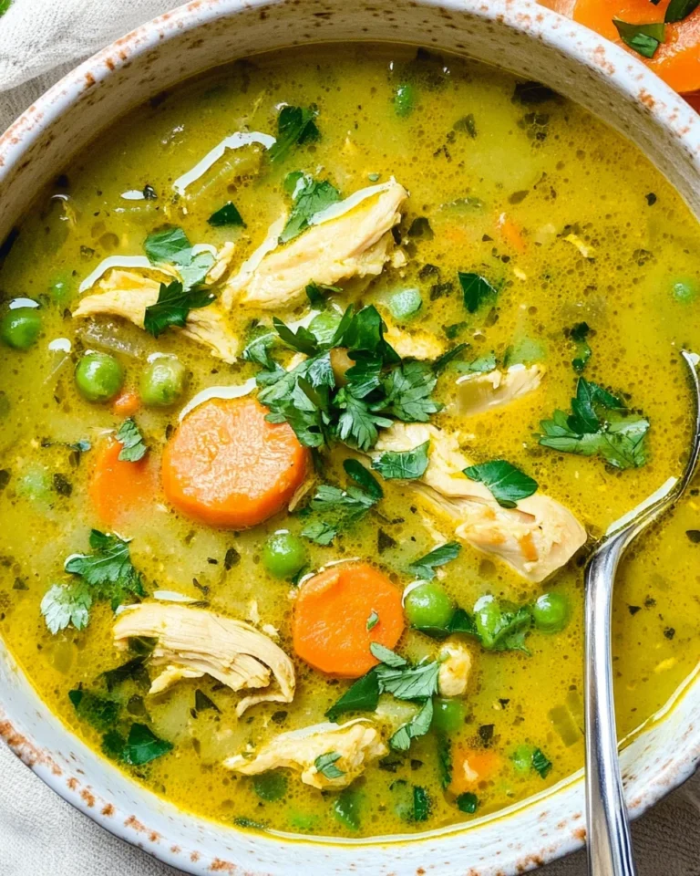 Anti Inflammatory Turmeric Chicken Soup