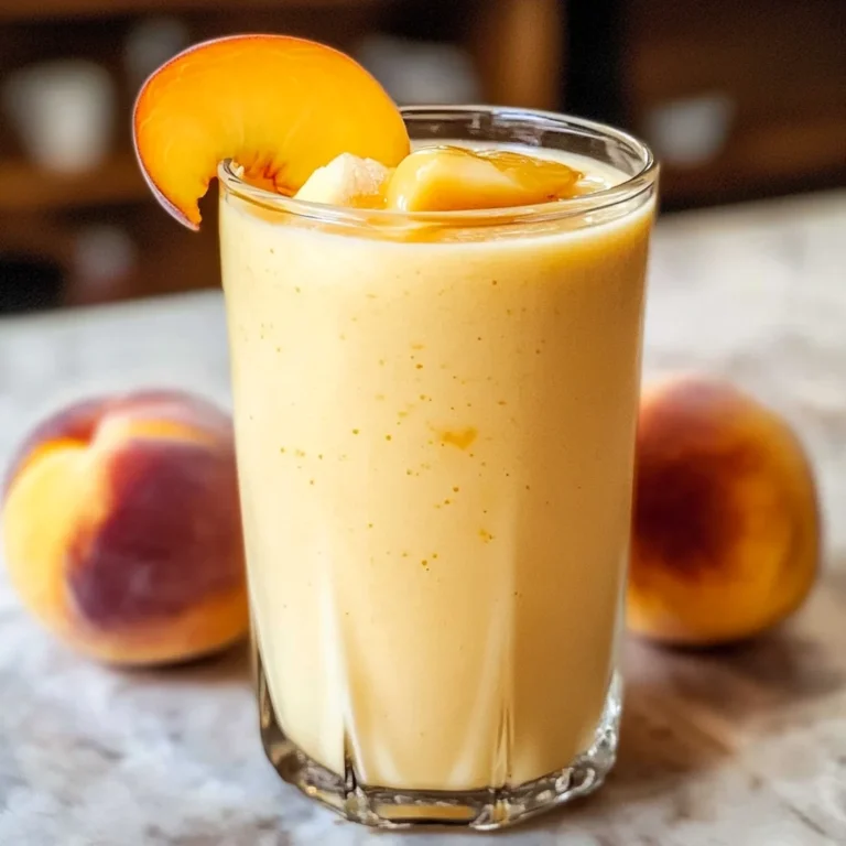Banana Peach Smoothies