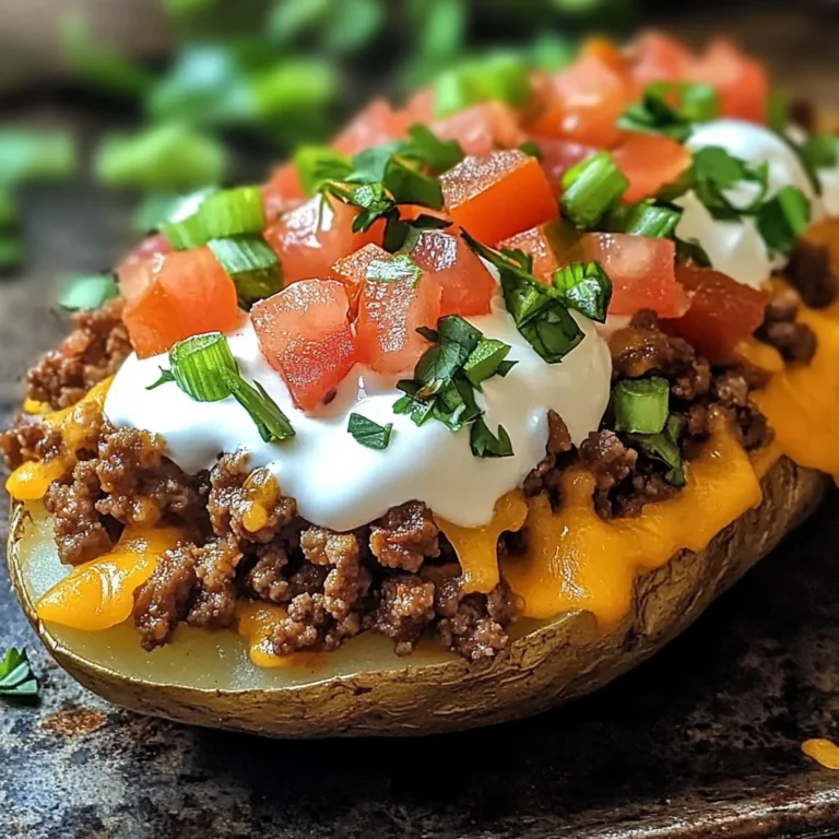 Cheesy Taco Potatoes