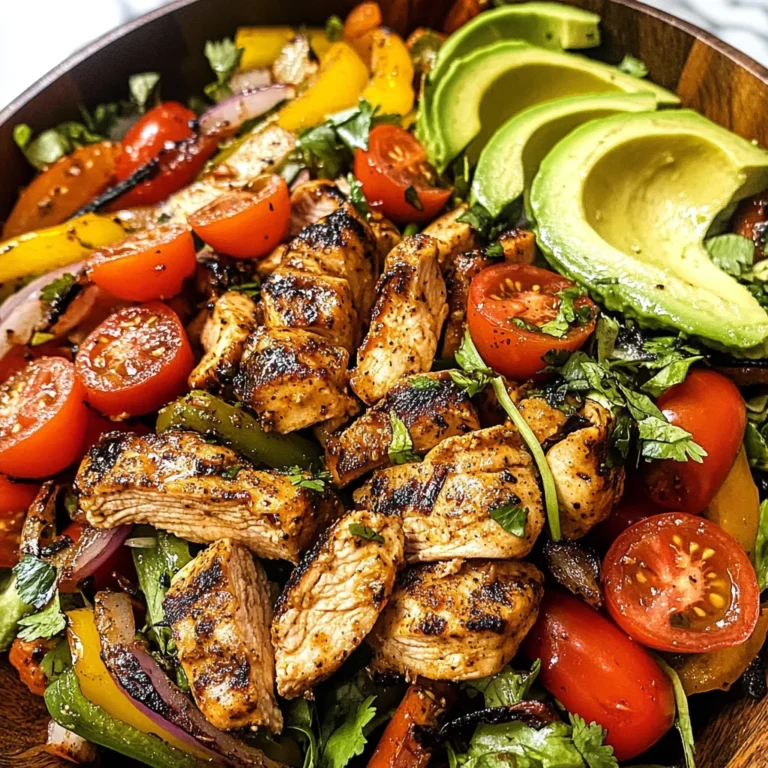 Chicken Fajita Salad