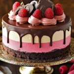 Chocolate Raspberry Mousse Cake