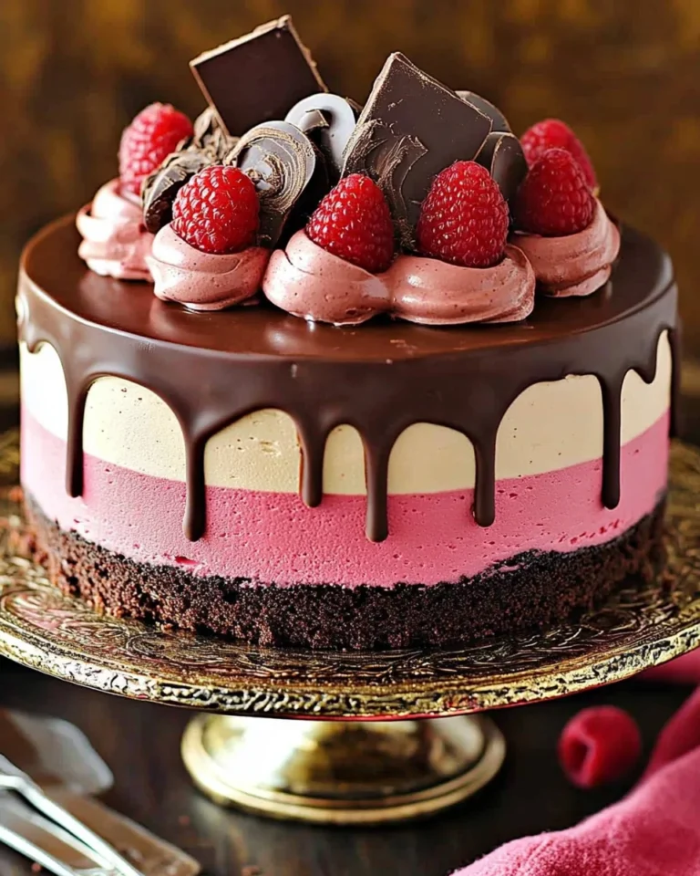 Chocolate Raspberry Mousse Cake