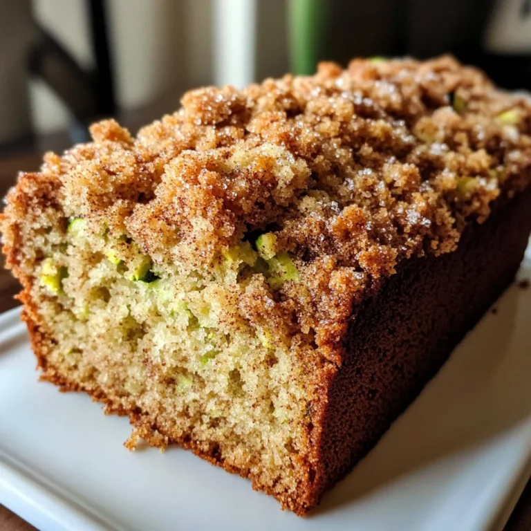 Cinnamon Streusel Topped Zucchini Bread Bakery Style: A Stunning Loaf