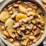 Cozy White Bean Mushroom Stew (Vegan)