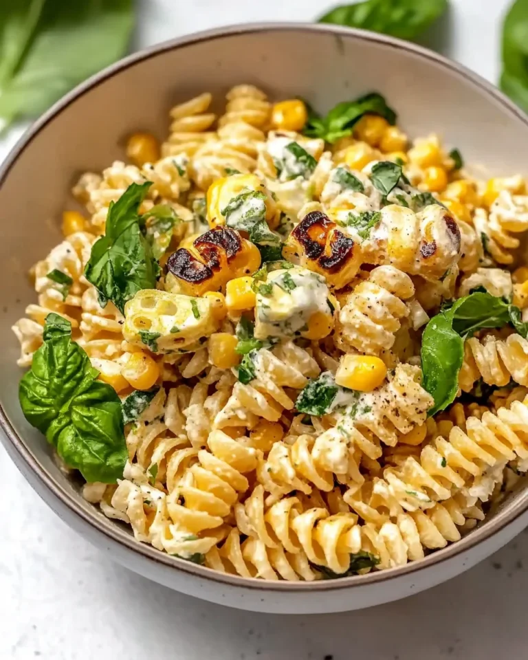 Creamy Street Corn Pasta Salad