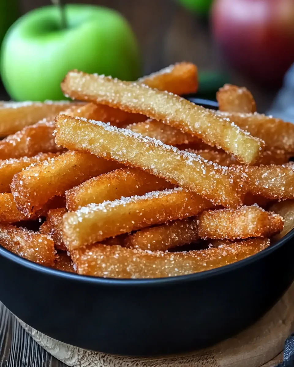 Crispy Air Fryer Apple Fries