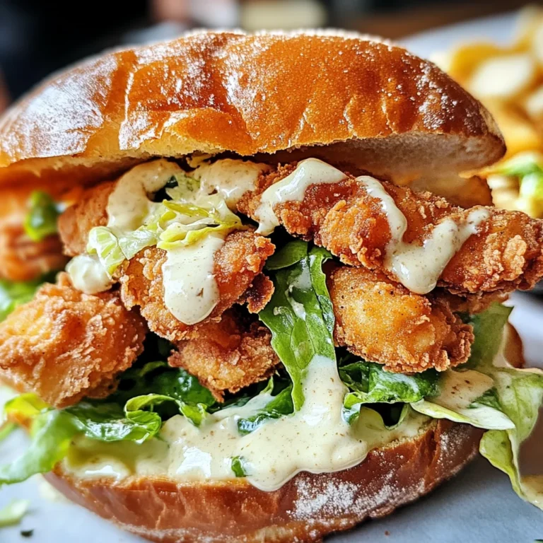 Crispy Chicken Caesar Sandwich
