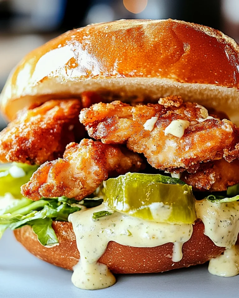Crispy Chicken Caesar Sandwich