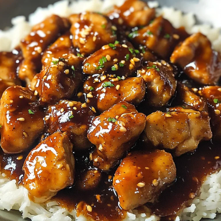 Easy Bourbon Chicken