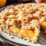 Easy Italian Peach Crumb Cake