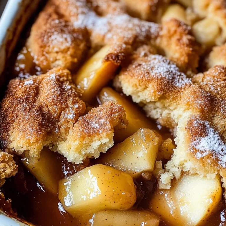 Easy Recipe for Apple Cobbler