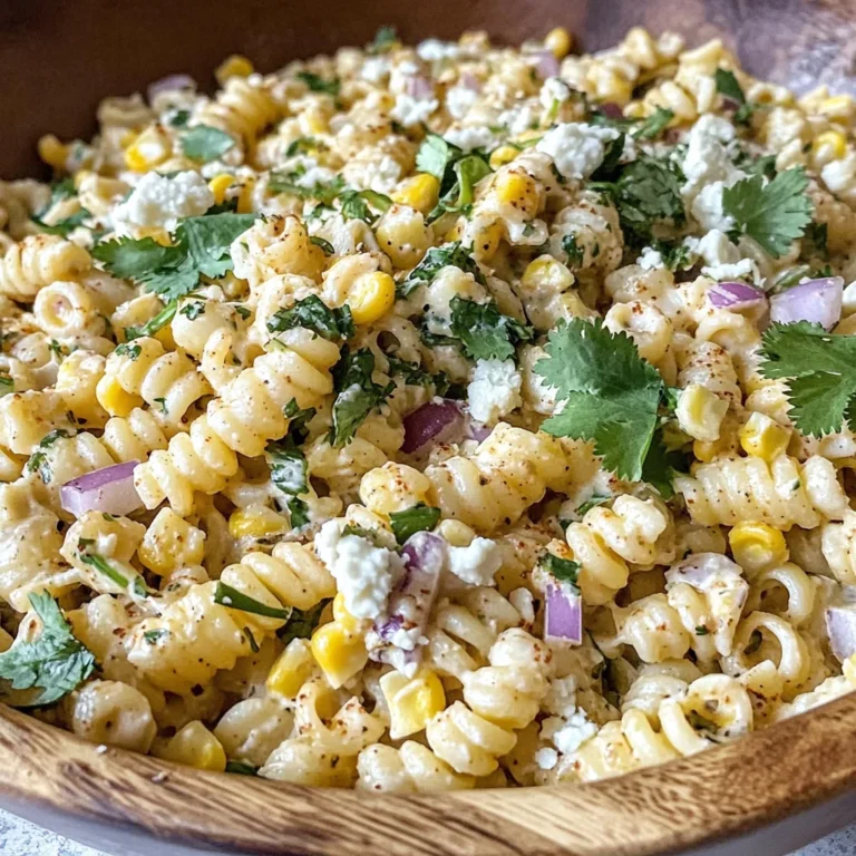 Elote Pasta Salad Recipe (Mexican Street Corn)