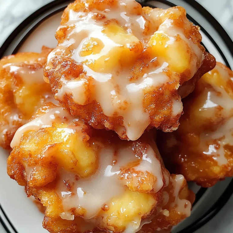 Fresh Peach Fritters That Melt in Your Mouth