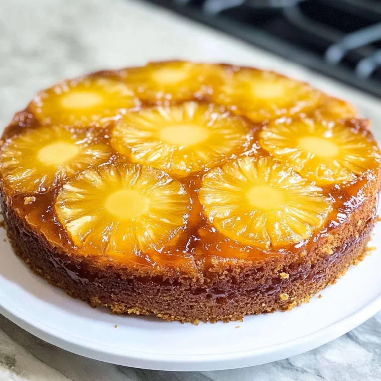 Fresh Pineapple Upside Down Cake
