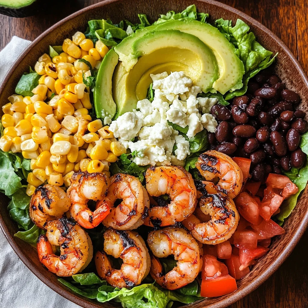 Grilled Mexican Shrimp Salad
