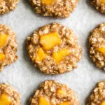 Healthy Peach Oatmeal Breakfast Cookies