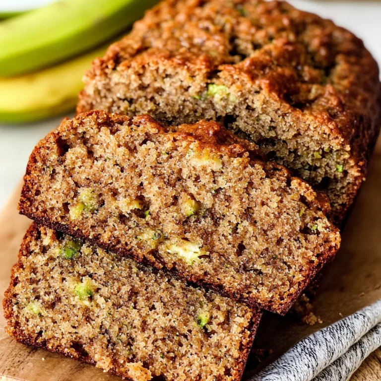 Healthy Zucchini Banana Bread