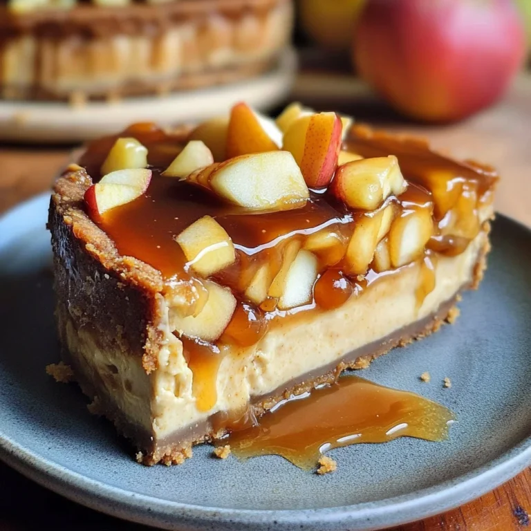 Karamell-Apfel-Käsekuchen