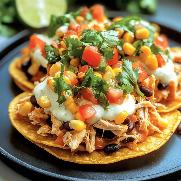 Mexican Rotisserie Chicken Tostadas