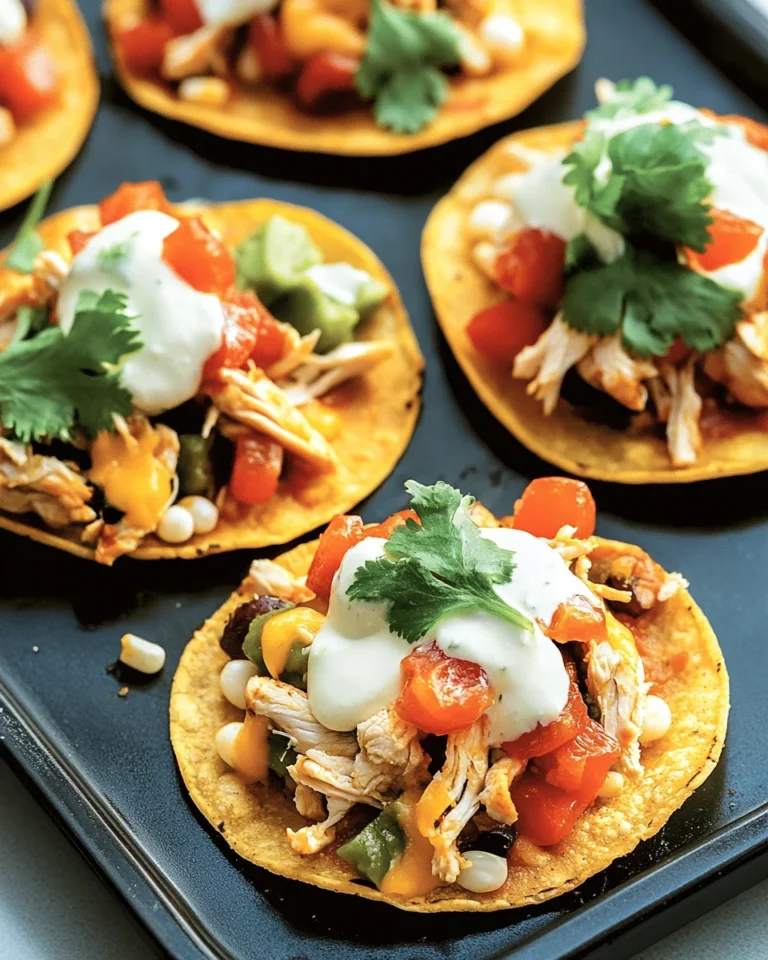 Mexican Rotisserie Chicken Tostadas