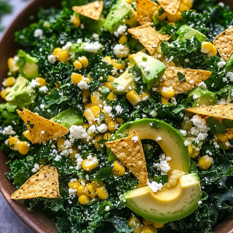 Mexican Street Corn Kale Salad