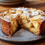 Pastel Alemán con Relleno de Manzana