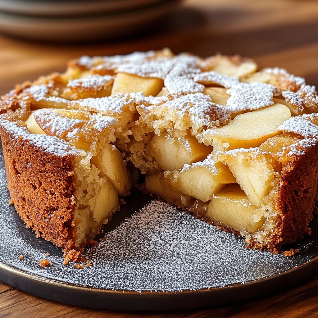 Pastel Alemán con Relleno de Manzana