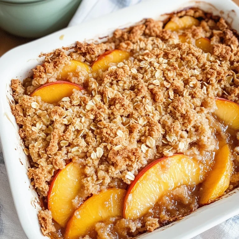 Peach Crisp