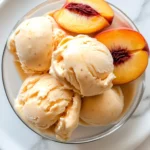 Peach Greek Frozen Yogurt