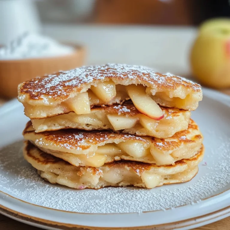 Polish Apple Pancakes (with yeast)