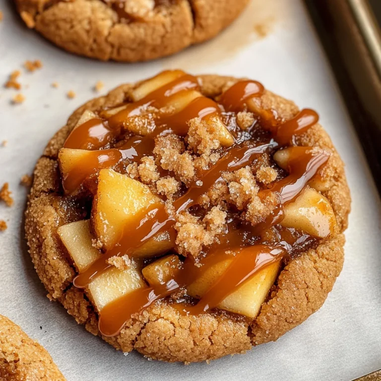 Salted Caramel Apple Pie Cookies