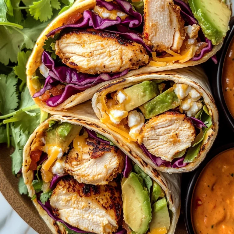 Southwest Chicken Wraps