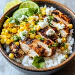 Street Corn Chicken Rice Bowl Recipe