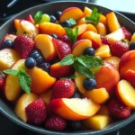 Summer Peach Fruit Salad