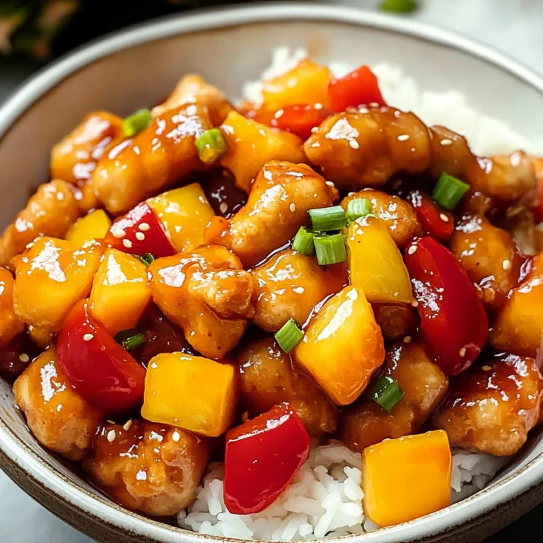 Sweet And Sour Chicken Recipe