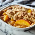 The Easiest Southern Peach Cobbler